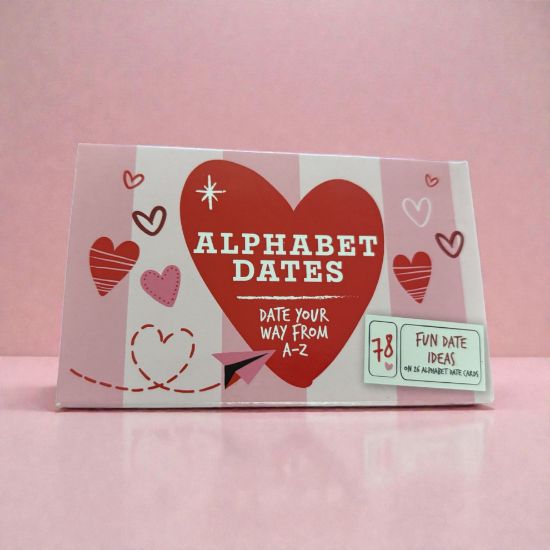 Picture of 26 x alphabet date cards valentines day gift alphabet dates (78 date ideas)