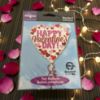 Picture of Happy Valentines Day FOIL BALLOON - white  LOVE HEART BALLOON pink and red on white heart New