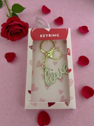 Picture of Valentine's Day LOVE Keyring Novelty valentines day gift BOXED NEW