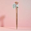 Picture of Valentines day pen gift for her Rose gold with Lips design Metal pen
