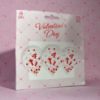Picture of 8 x valentines day balloons 25 cm confetti balloons