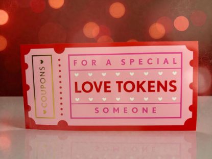Picture of 50 x Valentines day Coupons Book Of Love Valentines Day gift for her or him New