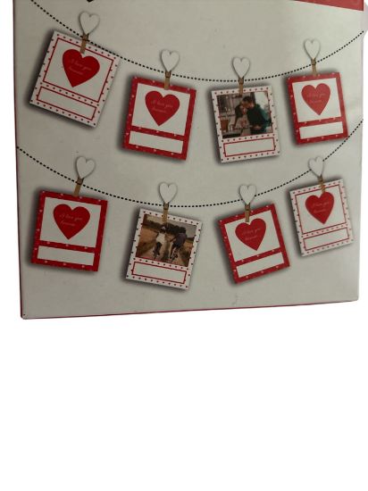 Picture of Valentines Day Peg Bunting Customisable Peg Bunting 1.5M New Boxed