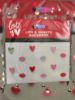Picture of hearts & lips valentines day back drop backdrop 1.5m  1.5 metres paper and foil