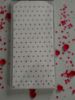 Picture of 8 x Valentine's Day Treat Bags white with red Hearts includes silver ties NEW