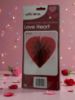 Picture of Red Honeycomb Love Heart Hanging Decoration Valentines day decoration hanging heart