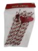 Picture of Heart Print Paper Straws with heart  - 20 Pack Valentines day straws