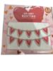 Picture of heart bunting 2.5m paper heart bunting red hearts with pink and rose gold colour