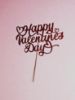 Picture of Cake Topper Happy Valentine's Day Glitter cake topper New