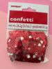 Picture of Red  hearts & hollow hearts  Table Confetti - 14 Grams valentines day table decs