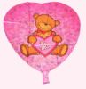 Picture of Bear Heart Shaped Be Mine 18 inch Foil Balloon New Valentines day Balloon