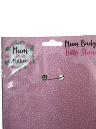 Picture of Mum in a Million Badge - 6" Badge for Mother's Day Gift New Giant Mum Badge