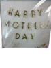 Picture of 3 metres Happy mothers day bunting banner New Gold lettering pink ribbon
