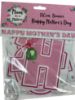 Picture of HAPPY MOTHER’S DAY Banner bunting Wall Hanging Decoration 180cm Pink and White