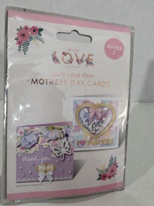 Picture of Make Your Own Mothers Day Card Craft Set - 1 For Mum and 1 for  Nan