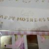 Picture of gold Happy Mothers Day Bunting Garland On Ribbon 3 M  bumblebee & flowers gold letters 3 metres New