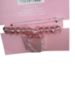 Picture of thank you mothers day bracelet on pink white stripy ribbon