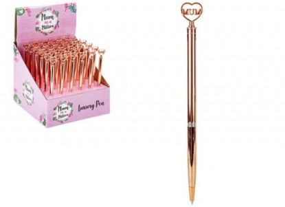 Picture of Luxury Mum Pen In Rose Gold Barrel Mothers day gift Novelty Mum Pen