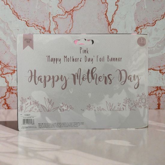 Picture of pink Mothers day banner Happy Mothers Day New 1.5 metres - copy