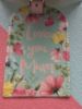 Picture of love you mum luggage tag mothers day gift  New pretty flowers design