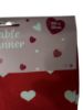 Picture of Valentines Day Red Heart Table Runner 180 x 30 cm NEW white hearts design