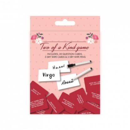 Picture of valentines day Two Of A Kind Gamecard game New
