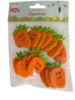 Picture of 16 x Easter Carrot Stickers - Self Adhesive Carrots approx 2.5 x 4.5 cm