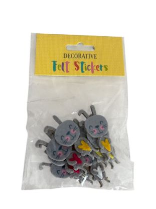 Picture of 8 x Self-adhesive Decorative FELT Easter Bunnys Easter Bonnet Bunny Craft NEW