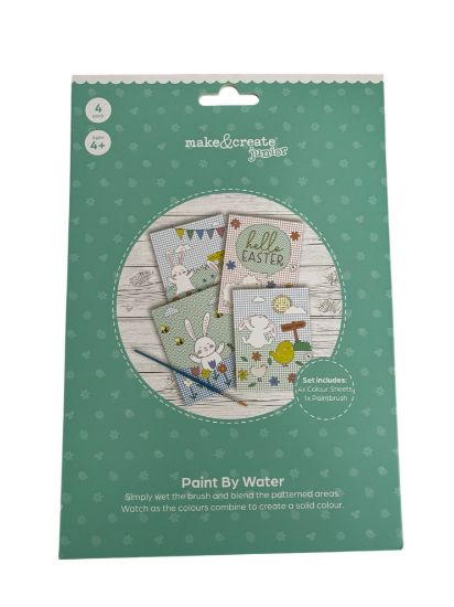 Picture of Easter Magic Painting kit 4 sheets and 1 paintbrush easter paint by water craft