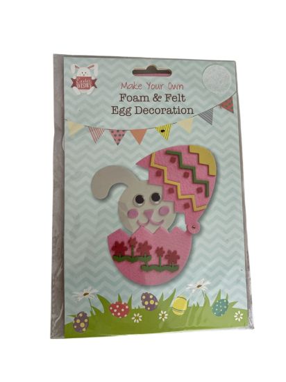 Picture of Make your own Easter bunny in Egg Decoration Easter decoration craft Foam & Felt