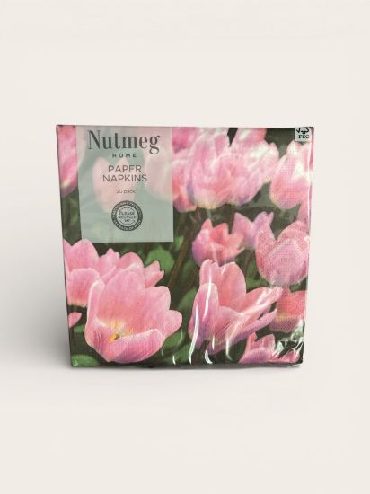 Picture of 20 x mothers day napkins beautiful tulips design New