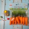 Picture of 8 x Easter glitter carrots easter bonnet decorations easter carrots