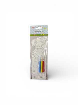 Picture of 6 x colour your own Easter Bookmarks Set New with 3 felt tip pens