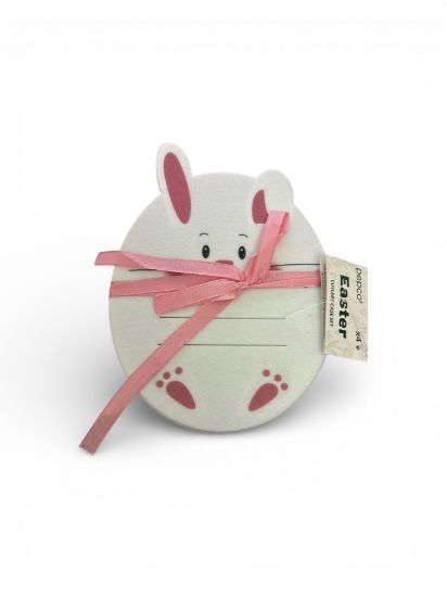 Picture of 4pcs Easter Bunny Silverware Cutlery Holder Felt Knife And Fork Holder Pouch