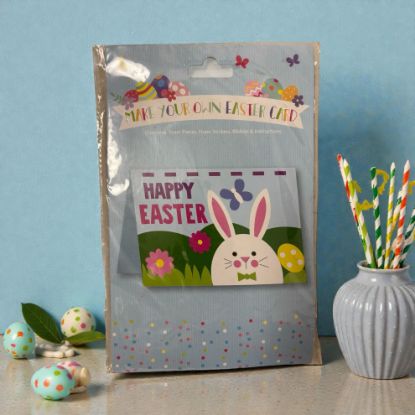 Picture of Make your own Foam Easter Card Easdter craft for kids New bunny happy easter design