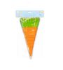 Picture of 20 x Easter Treat Bags Carrot Cones Party Bag Favour Sweets with gold twist ties carrot bags