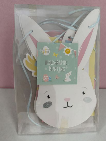 Picture of Happy Easter Holographic Bunting 2m