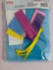 Picture of make your own foam easter card blue card white bunny HAPPY EASTER  bunny design