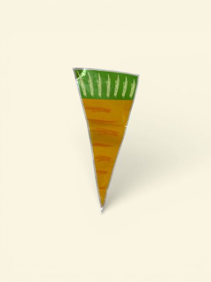 Picture of 10 x Carrot Treat Bags Cones Easter Party Bag Favour Sweet cones carrot design