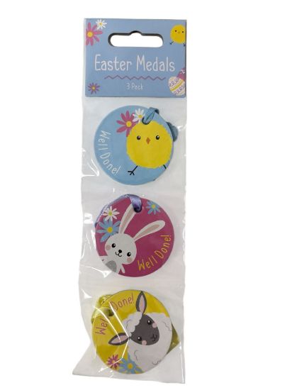 Picture of 3 x Easter Egg Hunt Medals Trail Game Prize Winner Medals