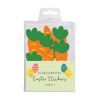 Picture of 16 x easter Carrot Stickers Easter Bonnet Decorations New Felt carrots