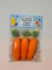 Picture of 3 x Easter craft Decorations 4cm Carrots Foam carrots New