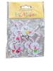 Picture of 8 x Self-adhesive Decorative FELT Easter Bunnys Easter Bonnet Bunny Craft NEW white