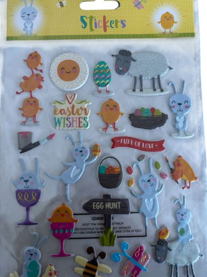 Picture of 21 Easter stickers ouffy easter stickers New