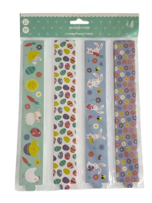 Picture of 60 x  Easter Paper Chains Make Your Own Easter Decorations LARGE