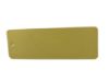 Picture of yellow easter bookmark with tassle and gold foil lettering