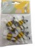 Picture of 8 x bumblebees Easter easter bonnet decorations bees NEW