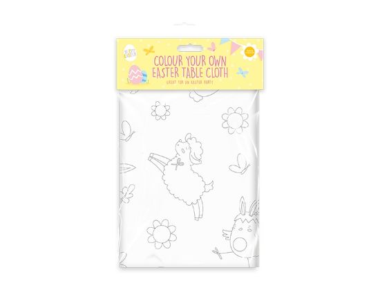 Picture of Colour Your Own Easter Table Cloth  130 x 183 cm New