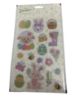 Picture of 18 x Foil Easter Stickers Chicks Flowers Eggs Bunnies Kid craft new