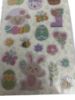 Picture of 18 x Foil Easter Stickers Chicks Flowers Eggs Bunnies Kid craft new